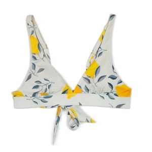 NWT Kitty & Vibe Lemon Plunge Top